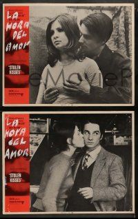8w555 STOLEN KISSES 6 LCs '69 Francois Truffaut's Baisers Voles, Jean-Pierre Leaud, Seyrig!