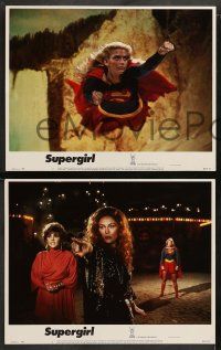 8w352 SUPERGIRL 8 LCs '84 super Helen Slater in costume flying over Statue of Liberty!