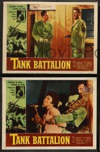 8w355 TANK BATTALION 8 LCs '57 Don Kelly, Korean War battleground heroes blasting thru!