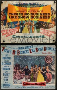 8w559 THERE'S NO BUSINESS LIKE SHOW BUSINESS 6 LCs '54 Marilyn Monroe, O'Connor, Ray & Gaynor!