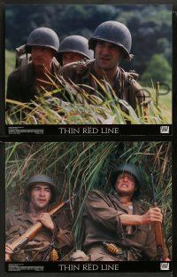 8w016 THIN RED LINE 10 LCs '98 Sean Penn, Woody Harrelson & Jim Caviezel in WWII!