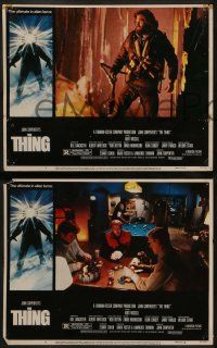 8w365 THING 8 LCs '82 John Carpenter, Kurt Russell, the ultimate in alien terror!