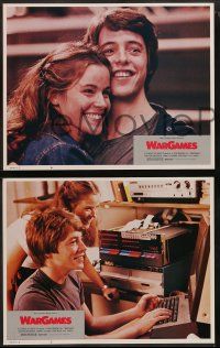 8w384 WARGAMES 8 LCs '83 teen Matthew Broderick plays video games to start World War III!