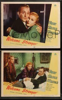 8w386 WELCOME STRANGER 8 LCs '47 doctors Barry Fitzgerald & Bing Crosby with Joan Caulfield!