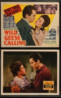8w391 WILD GEESE CALLING 8 LCs '41 Henry Fonda, pretty Joan Bennett, Warren William!