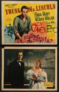 8w398 YOUNG MR. LINCOLN 8 LCs '39 Henry Fonda as President Abraham Lincoln, directed by John Ford!