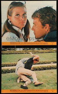 8x179 BIG BOUNCE 2 8x10 mini LCs '69 Ryan O'Neal & Leigh Taylor-Young in a groovy black comedy!