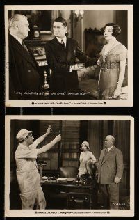 8x906 BIG POND 2 8x10 stills '30 Claudette Colbert & Maurice Chevalier, George Barbier!