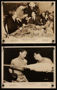 8x908 BODY & SOUL 2 8x10 stills '47 John Garfield, Lilli Palmer, boxing ring image!