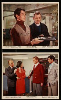 8x183 JACK OF DIAMONDS 2 color 8x10 stills '67 George Hamilton steals jewels, Joseph Cotten!