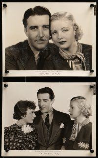 8x952 ORCHIDS TO YOU 2 8x10 stills '35 wonderful images of Jean Muir and John Boles, Stevens!
