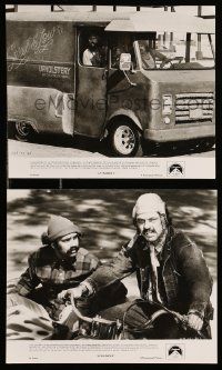 8x993 UP IN SMOKE 2 8x10 stills '78 Tommy Chong & Cheech Marin in truck & on motorcycle!