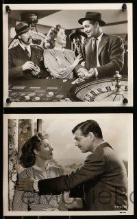 8x236 ADVENTURE 16 8x10 stills '45 Clark Gable, Thomas Mitchell, Greer Garson, roulette gambling!