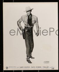 8x919 DALLAS 2 8x10 stills '50 great cowboy western images of Gary Cooper and Ruth Roman!