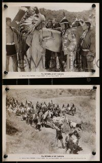 8x828 FIGHTING WITH KIT CARSON 3 8x10 stills R47 Johnny Mack Brown, Beery Jr. as Native American!