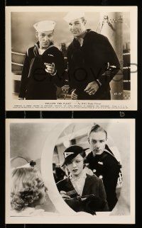 8x829 FOLLOW THE FLEET 3 8x10 stills '36 Fred Astaire, sailor Randolph Scott, Hilliard and Allwyn!