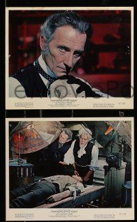 8x164 FRANKENSTEIN CREATED WOMAN 3 color 8x10 stills '67 1 w/ c/u of Peter Cushing holding skull!