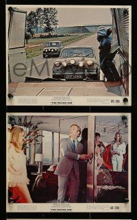 8x100 ITALIAN JOB 6 color from 7.75x10 to 8x10 stills '69 Michael Caine, Coward, Mini-Coopers!