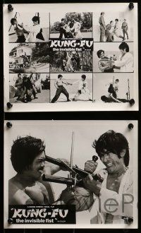 8x375 KUNG-FU THE INVISIBLE FIST 9 8x10 stills '69 Chech Chang, the deadliest martial arts!