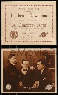8x536 DANGEROUS AFFAIR 6 8x10 LCs '19 Herbert Rawlinson and a special cast of featured players!