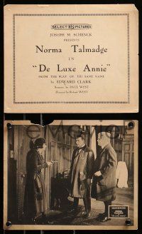 8x538 DE LUXE ANNIE 6 8x10 LCs '18 Norma Talmadge in the movie based on the play of the same name!