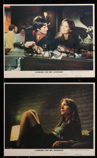 8x055 LOOKING FOR MR. GOODBAR 8 8x10 mini LCs '77 Diane Keaton, Tuesday Weld, Gere, Richard Brooks!