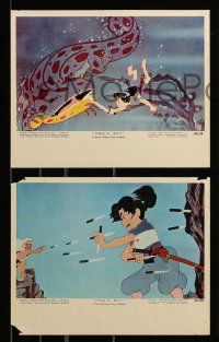 8x005 MAGIC BOY 12 color 8x10 stills '61 Japanese animated ninja fantasy adventure, early anime!