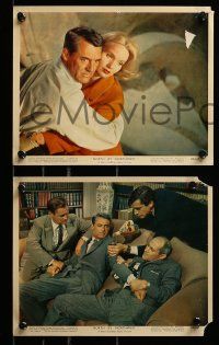 8x103 NORTH BY NORTHWEST 6 color 8x10 stills '59 Cary Grant, Eva Marie Saint & Landau, Hitchcock!