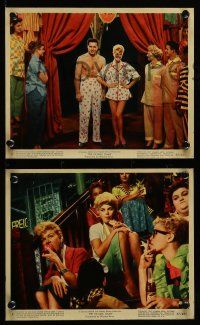 8x166 PAJAMA GAME 3 color 8x10 stills '57 sexy Doris Day chases boys, John Raitt, Carol Haney