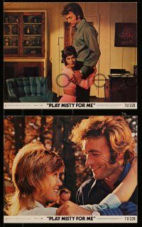 8x167 PLAY MISTY FOR ME 3 8x10 mini LCs '71 classic Clint Eastwood, crazy Jessica Walter!
