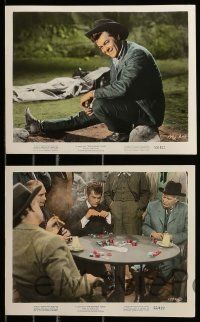 8x019 RAWHIDE YEARS 10 color 8x10 stills '55 poker playing Tony Curtis + Colleen Miller & Kennedy!