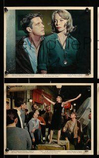8x114 SUBTERRANEANS 6 color 8x10 stills '60 from Jack Kerouac novel, Leslie Caron & George Peppard