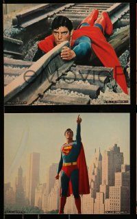 8x066 SUPERMAN 8 color deluxe 8x10 stills '78 Christopher Reeve, Jackie Cooper, Kidder, Glenn Ford