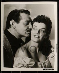 8x790 TALL MEN 4 8x10 stills '55 great images of Clark Gable, sexy Jane Russell, Raoul Walsh!
