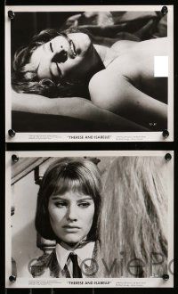 8x507 THERESE & ISABELLE 7 8x10 stills '68 Radley Metzger, lesbian Essy Persson & Anna Gael!