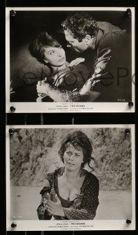 8x621 TWO WOMEN 6 8x10 stills '61 Vittorio De Sica's La Ciociara, Sophia Loren, Belmondo!