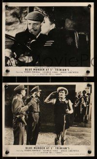 8x718 BLUE MURDER AT ST TRINIAN'S 4 English FOH LCs '57 great images of Sabrina, Terry-Thomas!