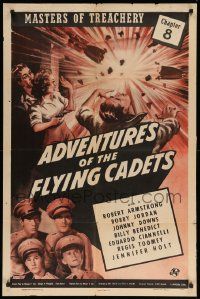 8y029 ADVENTURES OF THE FLYING CADETS chapter 8 1sh '43 Universal serial, Masters of Treachery!