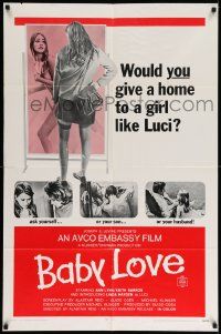 8y056 BABY LOVE 1sh '69 would you give a home to a girl like Luci, a BAD girl!