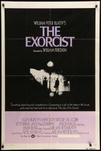 8y264 EXORCIST 1sh '74 Friedkin, Max Von Sydow, horror classic from William Peter Blatty!