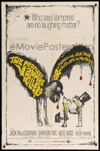8y276 FEARLESS VAMPIRE KILLERS style A 1sh '67 Roman Polanski, vampires are no laughing matter!