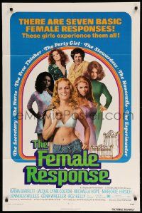 8y278 FEMALE RESPONSE 1sh '72 sexy Jennifer Welles & other sexy babes!