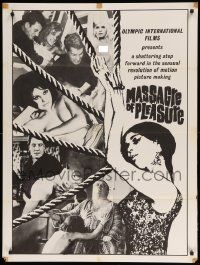 8y511 MASSACRE OF PLEASURE 1sh '66 shattering step forward in sensual revolution of pictures!