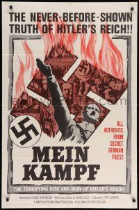8y516 MEIN KAMPF 1sh '60 terrifying rise and ruin of Hitler's Reich from secret German files!