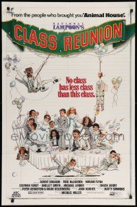 8y542 NATIONAL LAMPOON'S CLASS REUNION int'l 1sh '82 people who brought you Animal House, wacky art