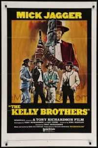 8y545 NED KELLY int'l 1sh '70 Mick Jagger as legendary Australian bandit, The Kelly Brothers!