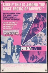 8y546 NEGATIVES 1sh '68 Glenda Jackson psycho-drama photography sexploitation!