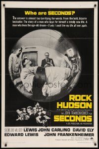 8y715 SECONDS 1sh '66 Rock Hudson buys himself a new life, John Frankenheimer!