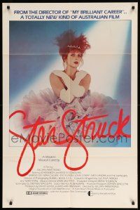 8y797 STARSTRUCK 1sh '82 directed by Gilliam Armstrong, cool image of Jo Kennedy!