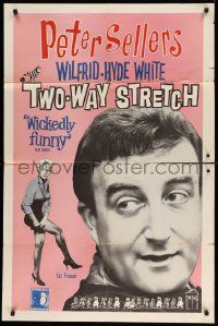 8y887 TWO-WAY STRETCH 1sh '61 Peter Sellers breaks out of jail & then back in, sexy Liz Frazer!